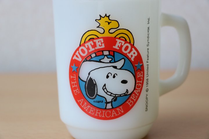 fire-king SNOOPY スヌーピー マグカッ1980'S