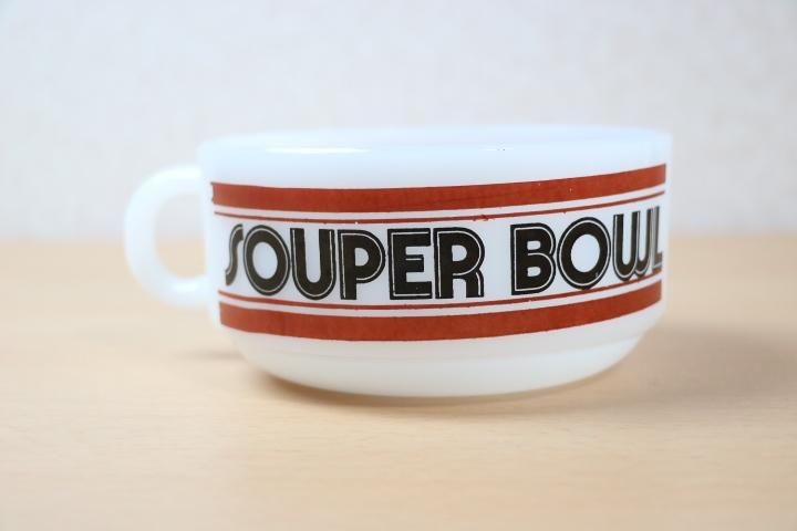 グラスベイクGlasbakeスープカップ グラスベイク SOUPER BOWL スープカップ - アイミル USAヴィンテージ