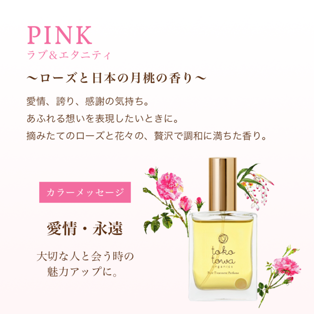 トコトワオーガニクス 薔薇の香りの香水ギフトセット ～ﾋﾟｭｱﾄﾘｰﾄﾒﾝﾄ 