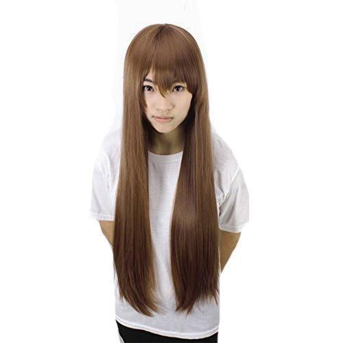 コスプレウィッグ 茶髪 ブラウンロング ストレート 7008 Style Line