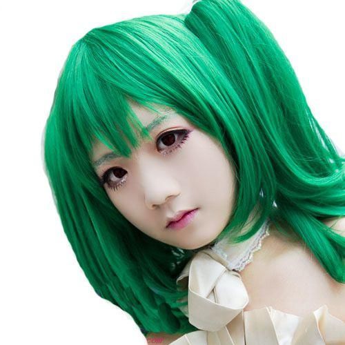コスプレウィッグ グリーンツインテール 緑ウィッグ 7022 Style Line