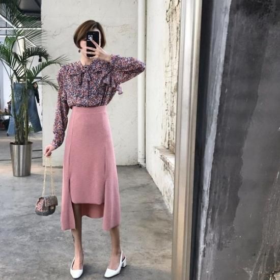 レディース服 スカート ロング スリットスカート F9010 Fukuoka Style Line レディース服 スカート ロング スリットスカート F9010 Fukuoka Style Line