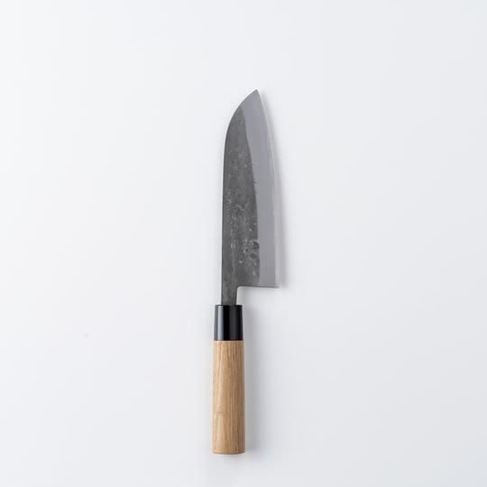 青紙鋼 和庖丁菜切 三徳165㎜梨地 - 庖丁工房タダフサ [公式通販]