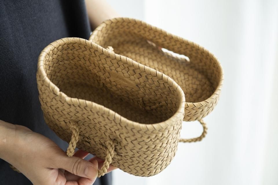 NEW IN . Aeta / Lidded Basket S Lidded Basket M . . THREE