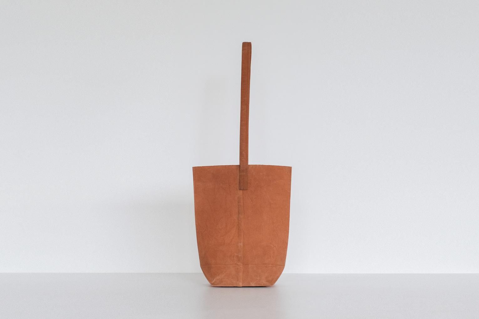 良質  Bucket M［brown］／瀧川かずみ Bag Funagata Handle L バッグ