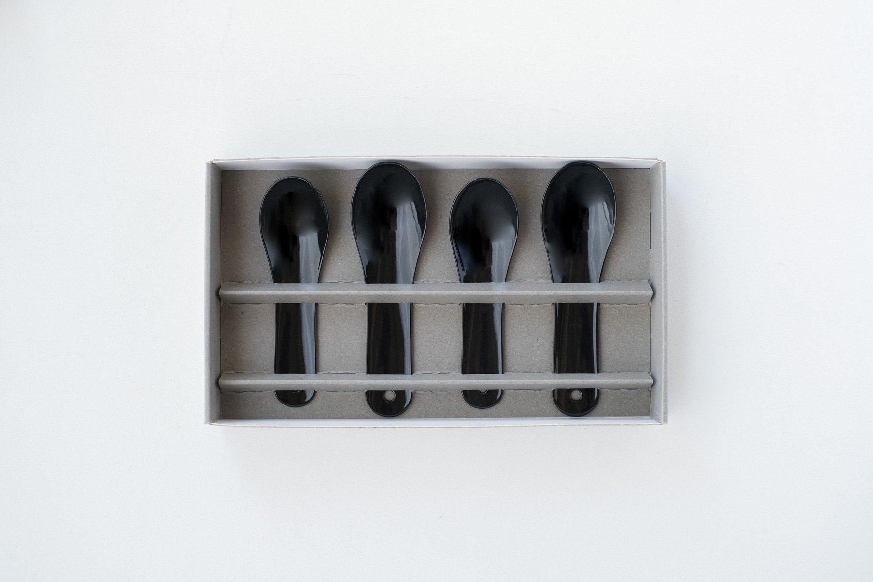 CHINESE SPOON（Enamelled） Gift Set / 琺瑯レンゲ（黒