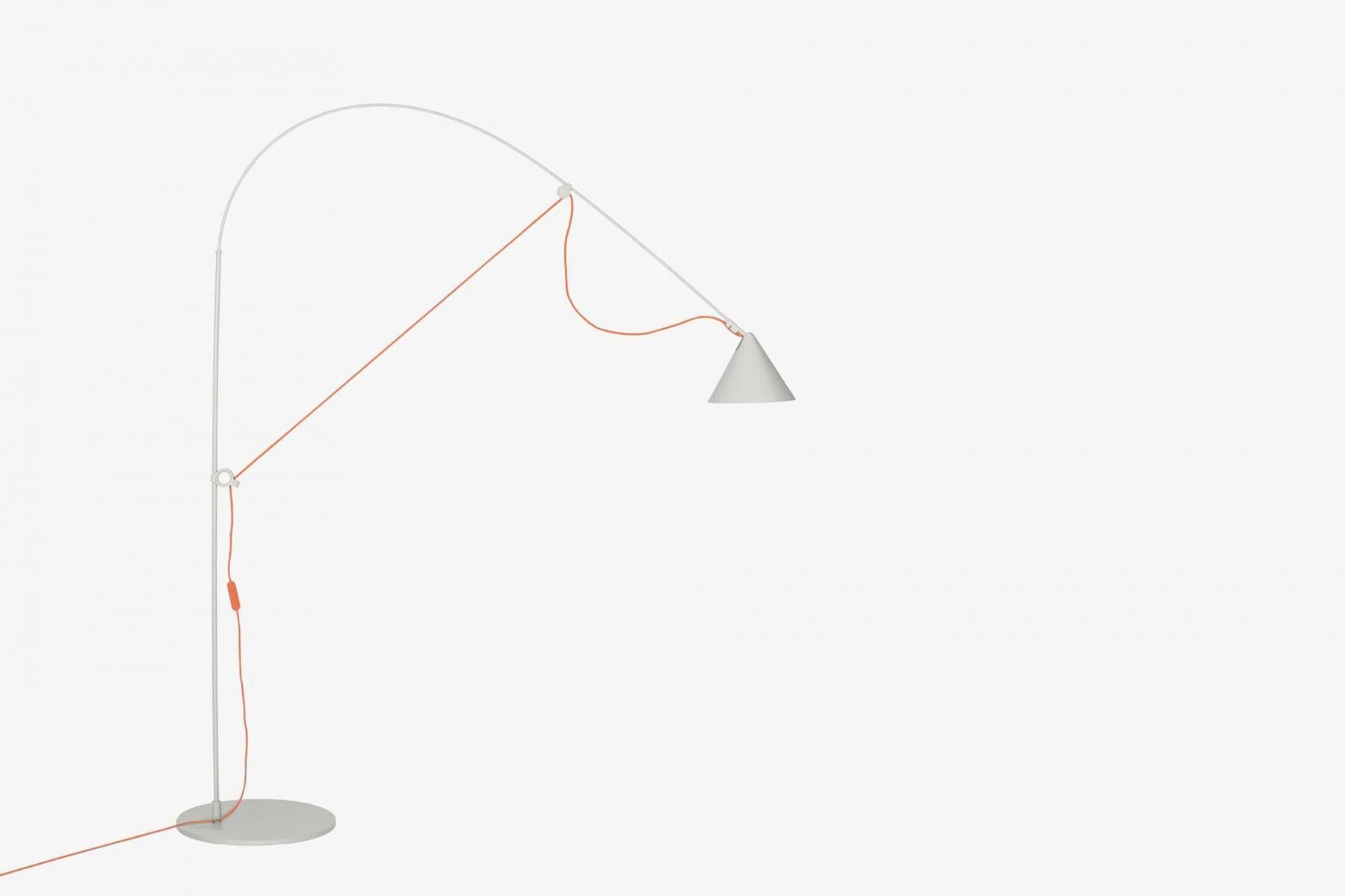 フロアスタンド Midgard Ayno Floor Lamp Grey Orange AYNO L floor lamp [grey×orange]／Midgard designed by Stefan Diez