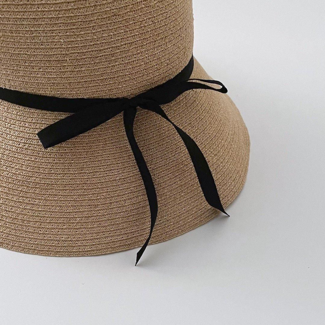 WEB限定カラー brim long / Cloche Raffia - Sashiki 帽子店 帽子