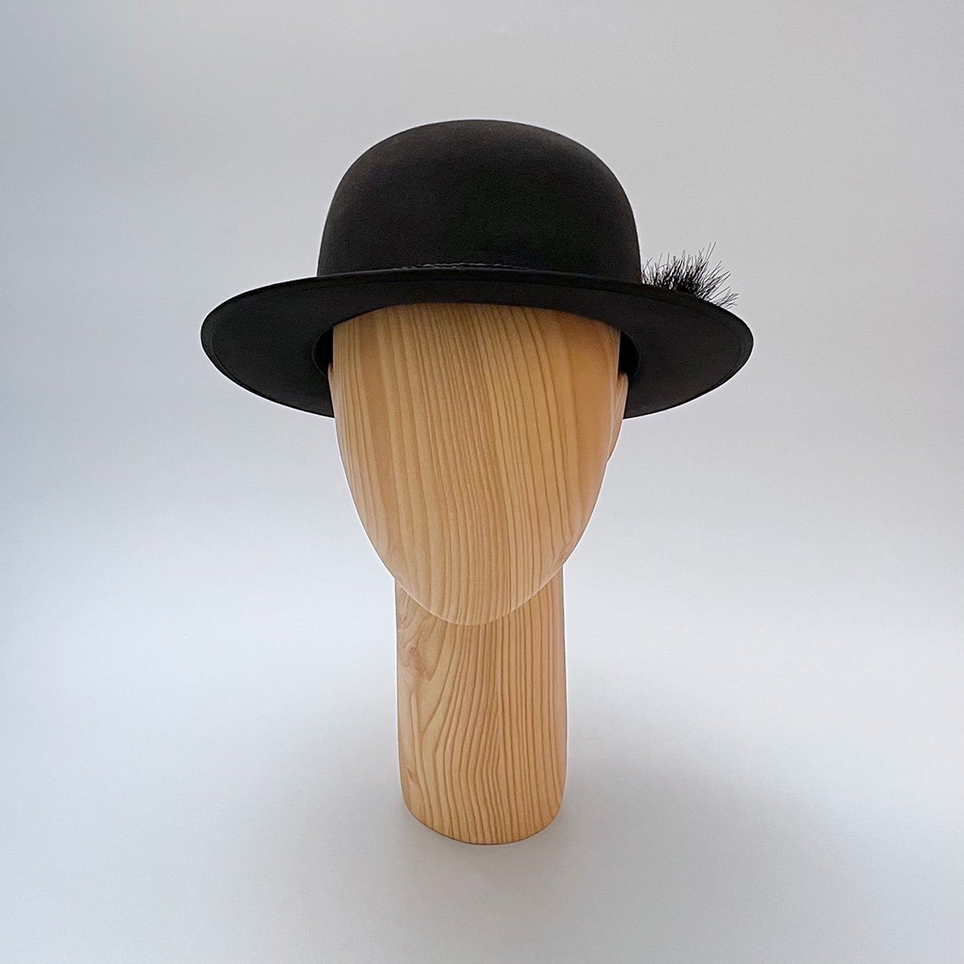 Bowler Hat with Horse Hair Band / Rabbit - 帽子店 Sashiki
