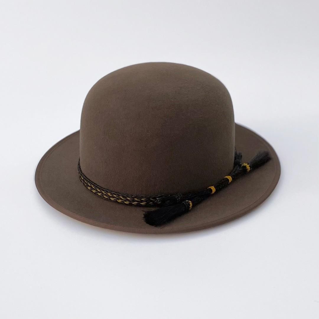 Bowler Hat with Horse Hair Band / Rabbit - 帽子店 Sashiki