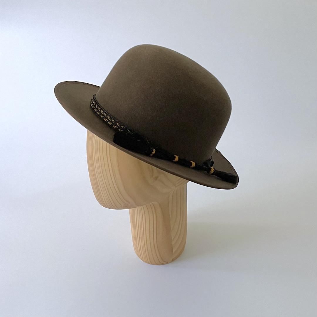 Bowler Hat with Horse Hair Band / Rabbit - 帽子店 Sashiki