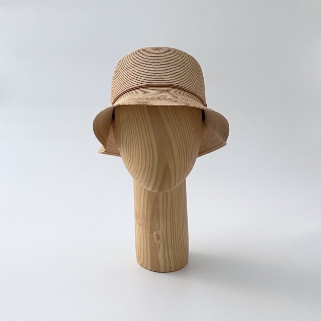 Raffia Cloche / short brim