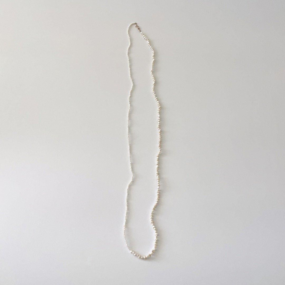 Toile《 Bijoux 》 Perl necklace 90cm /small large - 帽子店 Sashiki