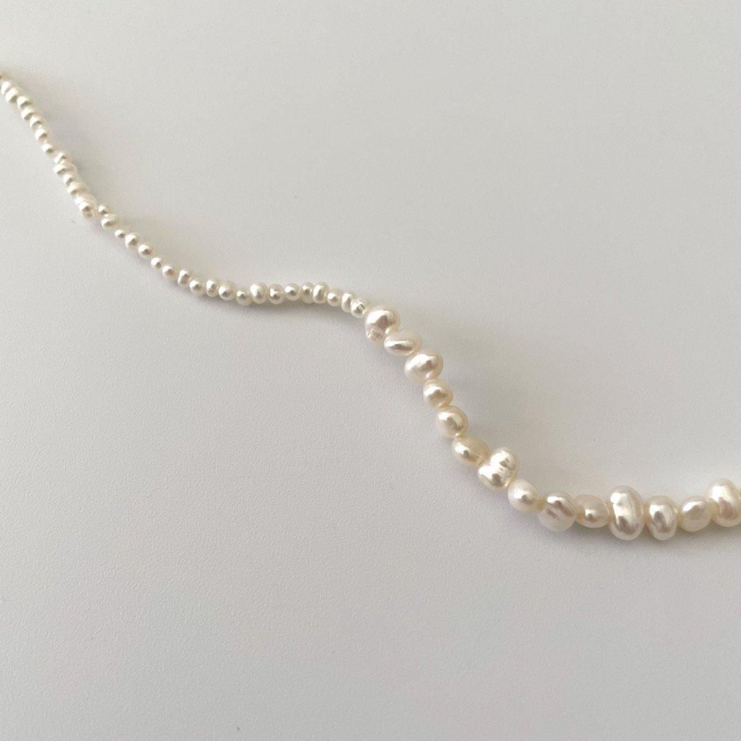 Toile《 Bijoux 》 Perl necklace 90cm /small large - 帽子店