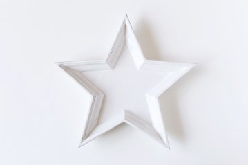 【取扱い終了】Twinkle Star Plate/ホワイト/Lサイズ
