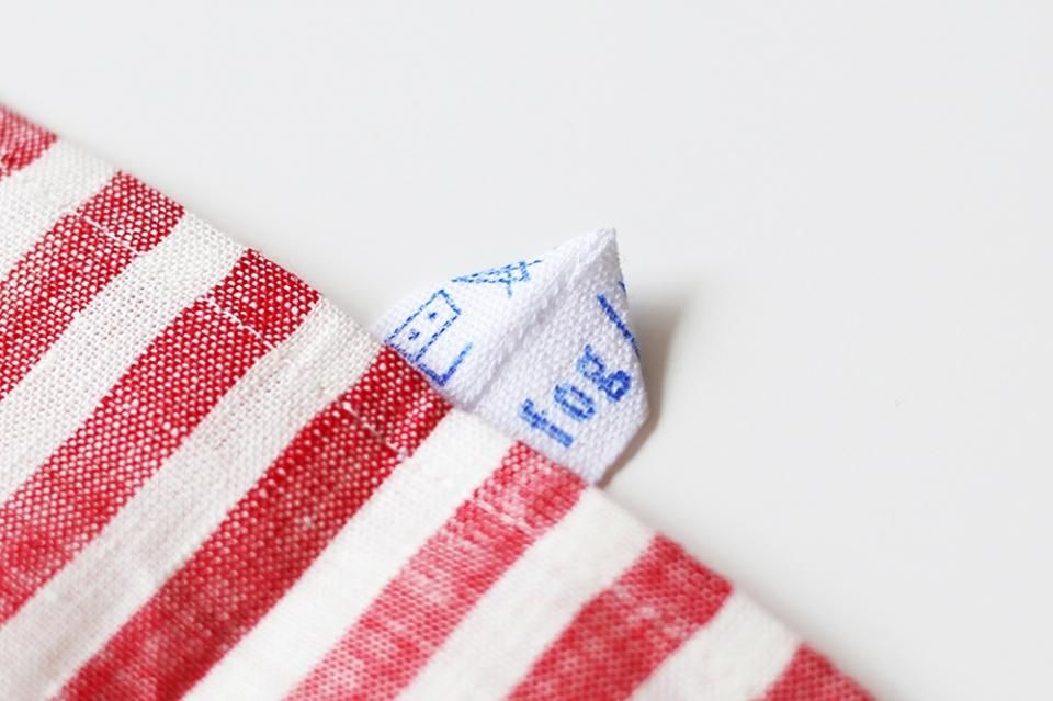 fog linen work レッド リネン サロペット　ほぼ日 fog linen work レッド リネン サロペット ほぼ日