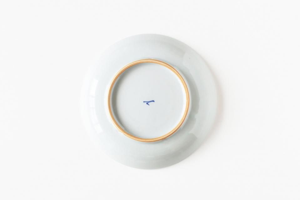 樋山真弓/染付菊散らし/5寸皿(直径15cm) - BOWKNOT 樋山真弓/染付菊散らし/5寸皿(直径15cm) - BOWKNOT