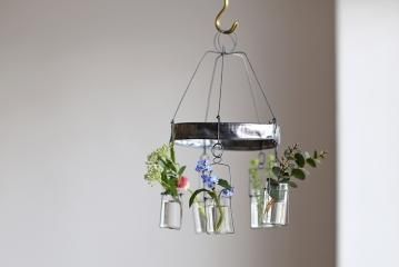 取り扱い終了】増田由希子/ワイヤー花器（5peace） - BOWKNOT