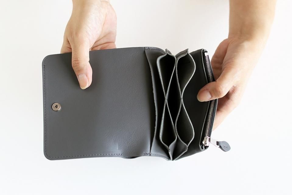 STANDARD SUPPLY/PAL/二つ折り財布(グレー) - BOWKNOT STANDARD SUPPLY/PAL/二つ折り財布(グレー) - BOWKNOT
