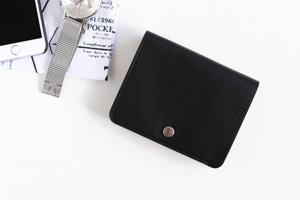 STANDARD SUPPLY/PAL/二つ折り財布（ブラック） - BOWKNOT