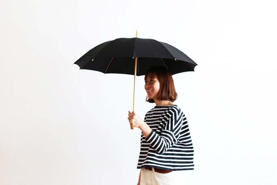 CINQ/晴雨兼用傘/日傘（ブラック）
