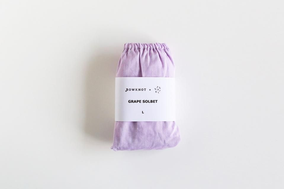 【取り扱い終了】TESHIKI(手式)/パンツ(GRAPE SOLBET・無地・Lサイズ)