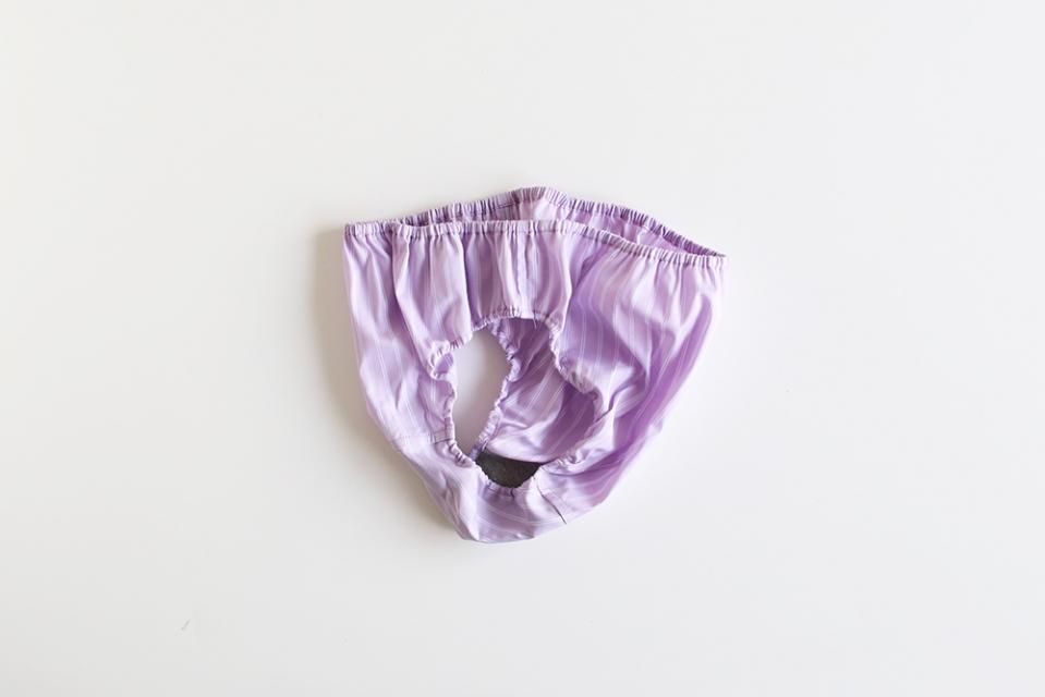 【取り扱い終了】TESHIKI(手式)/パンツ(GRAPE STRIPE・ストライプ・Lサイズ)