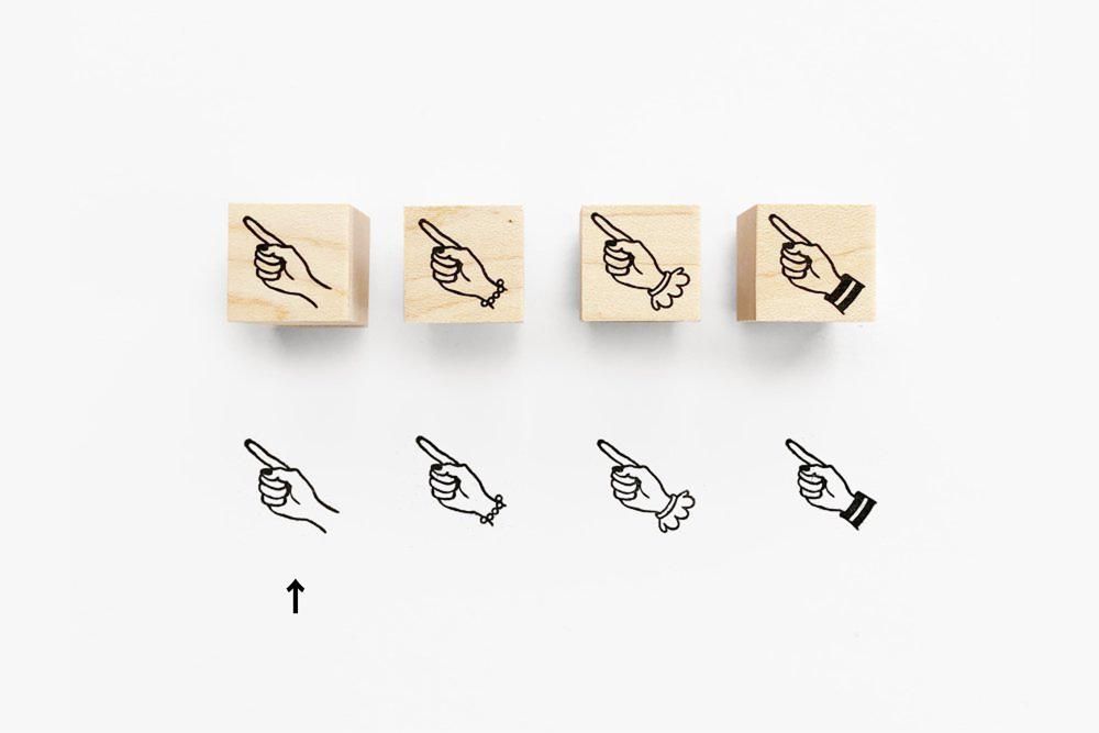 KNOOP/POINTING/ミニスタンプ/装飾なし