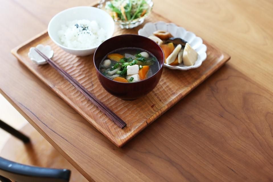 取り扱い終了】我戸幹男商店/紅桜/さくらの汁碗（朱） - BOWKNOT