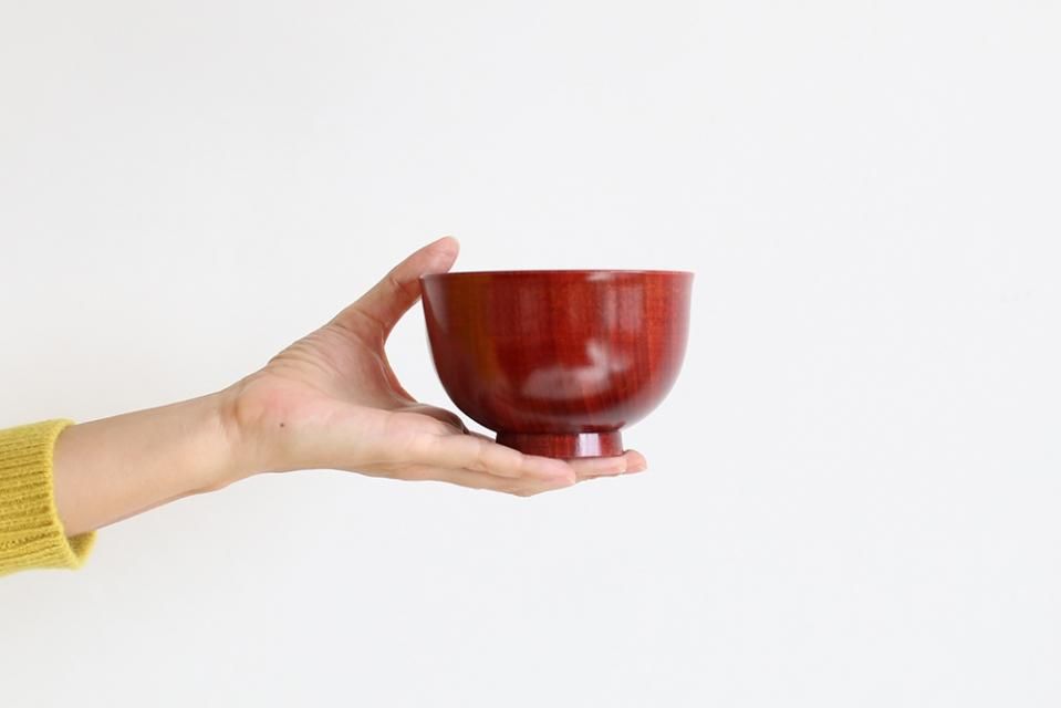 取り扱い終了】我戸幹男商店/紅桜/さくらの汁碗（朱） - BOWKNOT