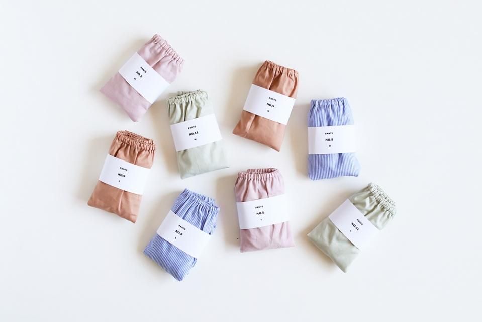 TESHIKI（手式）/パンツ（ALMOND・Mサイズ） - BOWKNOT