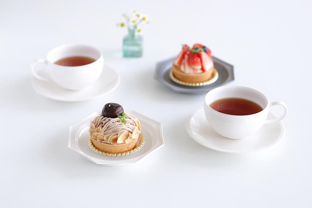 山本拓也/八角平皿/Sサイズ(白)