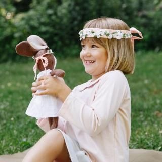 HAZEL VILLAGEFlower Crown for kids - Posy Pink