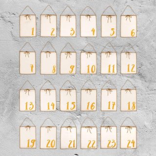 <img class='new_mark_img1' src='https://img.shop-pro.jp/img/new/icons56.gif' style='border:none;display:inline;margin:0px;padding:0px;width:auto;' />Numero74「Advent Calendar Gift Bags (Natural)」