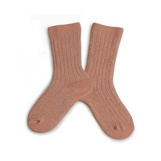 CollegienVictoire Glittery Socks - Bois de Rose