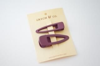 Grech & Co.Matte Clips Set of 2 (Burlwood)