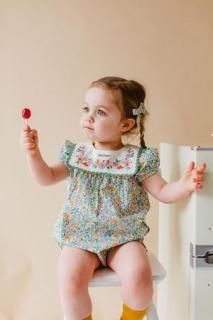 <img class='new_mark_img1' src='https://img.shop-pro.jp/img/new/icons23.gif' style='border:none;display:inline;margin:0px;padding:0px;width:auto;' />50%OFFHAPPYOLOGYArundel Romper (Cotswolds Vines)