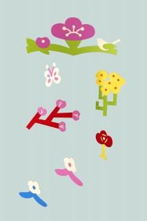 Manu Mobiles The peach blossom