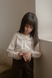 <img class='new_mark_img1' src='https://img.shop-pro.jp/img/new/icons38.gif' style='border:none;display:inline;margin:0px;padding:0px;width:auto;' />【50%OFF】minimom「Hibiscus Blouse (Yellow)」2021-AW