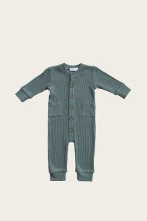 <img class='new_mark_img1' src='https://img.shop-pro.jp/img/new/icons14.gif' style='border:none;display:inline;margin:0px;padding:0px;width:auto;' />Jamie Kay「Organic Cotton Waffle Linecoln Onepiece - Harbour」Bloom Collection