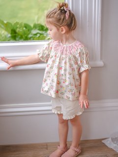 <img class='new_mark_img1' src='https://img.shop-pro.jp/img/new/icons14.gif' style='border:none;display:inline;margin:0px;padding:0px;width:auto;' />HAPPYOLOGY「Colette Smocked Blouse (Kew Gardens)」2022-SS Drop1