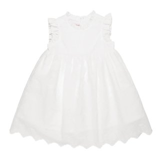 <img class='new_mark_img1' src='https://img.shop-pro.jp/img/new/icons38.gif' style='border:none;display:inline;margin:0px;padding:0px;width:auto;' />【40%OFF】minimom「Avril Dress (White Flower Embroidery)」2022-SS