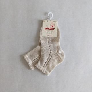 condorSide Openwork Perle Short Socks (col304)