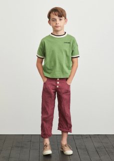<img class='new_mark_img1' src='https://img.shop-pro.jp/img/new/icons38.gif' style='border:none;display:inline;margin:0px;padding:0px;width:auto;' />【50%OFF】CARAMEL「ERODIUM TROUSERS - RASPBERRY STRIPE」2022-SS Part.2