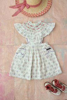 <img class='new_mark_img1' src='https://img.shop-pro.jp/img/new/icons38.gif' style='border:none;display:inline;margin:0px;padding:0px;width:auto;' />【30%OFF】BONJOUR DIARY 「Reina dress (Small pastels flowers print)」2022-SS