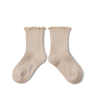 CollegienDelphine Lettuce Trim Socks - Sorbet