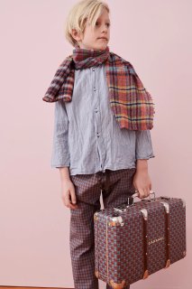<img class='new_mark_img1' src='https://img.shop-pro.jp/img/new/icons14.gif' style='border:none;display:inline;margin:0px;padding:0px;width:auto;' />CARAMEL「LEDA TROUSER - BROWN / BLUE CHECK」2022-AW