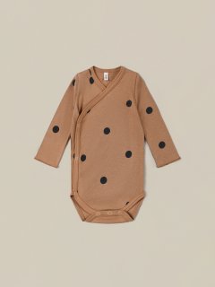 <img class='new_mark_img1' src='https://img.shop-pro.jp/img/new/icons14.gif' style='border:none;display:inline;margin:0px;padding:0px;width:auto;' />organic zoo「Gold Dots Wrap Bodysuit」