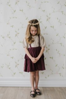 <img class='new_mark_img1' src='https://img.shop-pro.jp/img/new/icons14.gif' style='border:none;display:inline;margin:0px;padding:0px;width:auto;' />Jamie Kay「Organic Cotton Pincord Alice Dress - Bordeaux」Lilou Collection