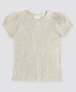 <img class='new_mark_img1' src='https://img.shop-pro.jp/img/new/icons14.gif' style='border:none;display:inline;margin:0px;padding:0px;width:auto;' />Little Cotton Clothes「Pointelle organic T-shirt - oat」2023-SS